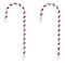 Haute Decor Classic Candy Cane Stocking Holders, 2ct.